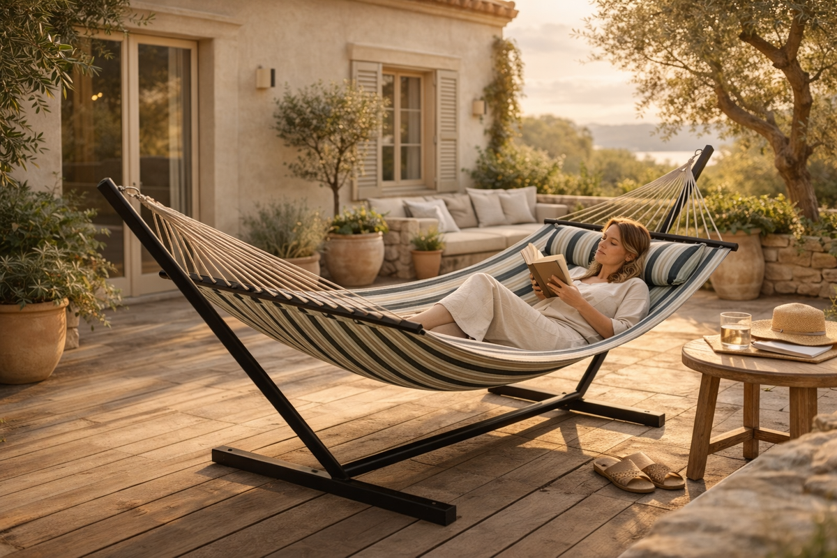 Hamac sur pieds Summerbed · Le Riviera